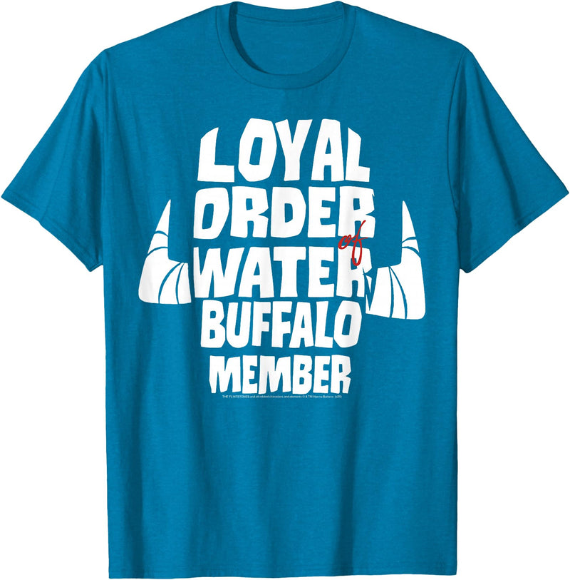 The Flintstones Loyal Order Of Water Buffalo Member T-Shirt - Sapphire Blue