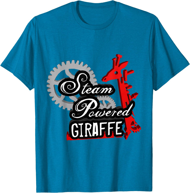 Steam Powered Giraffe LLC Steam Powered Giraffe Logo T-Shirt - Sapphire Blue