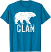 Bear Clan Founding Fathers Clothing Apparel Bear Clan Native American Pride Founding Fathers Tribe T-Shirt - Sapphire Blue