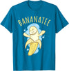 Sea Cows & Bananas Bananatee Manatee Banana Dugong Pun Funny Fruit T Shirt T-Shirt - Sapphire Blue