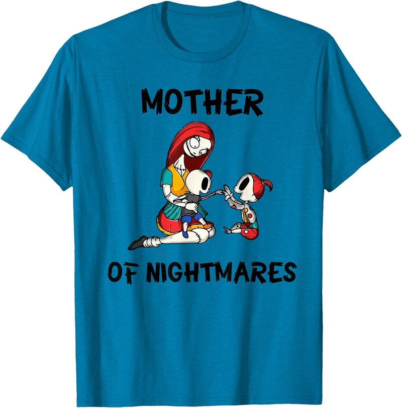 Mom Shirts Mother of Nightmares Graphic T-Shirt - Sapphire Blue