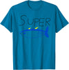 Super Tuna Tees Super Tuna funny tee T-Shirt - Sapphire Blue