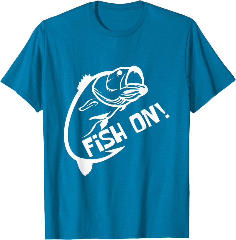 Fish on fish guard T-Shirt - Sapphire Blue