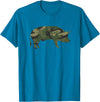 Pig Humor Co. Camo Pig Funny Camouflage Pattern Pig Army Military Colours T-Shirt - Sapphire Blue