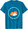 Hamster in a Hamster Wheel Pet Hamster T-Shirt - Sapphire Blue