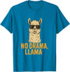 Am End Fashion No Drama, Llama - Cool Look T-Shirt - Sapphire Blue