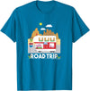 Peppa Pig Visits America Road Trip V2 T-Shirt - Sapphire Blue