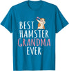 Best Hamster Grandma ever Cute Hamster Lover T-Shirt - Sapphire Blue