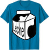 Clever Witty Milk Designs Leche Spanish Milk Carton Dairy Lover T-Shirt - Sapphire Blue