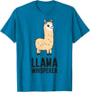 Funny Llama Lover Gifts Llama Whisperer T-Shirt - Sapphire Blue