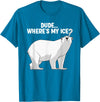 Polar Bear Gift Polar Bear Accessories & Stuff Best Polar Bear Design For Men Boys Kids Polar Bear Lover T-Shirt - Sapphire Blue