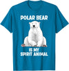 Polar Bear Gift Polar Bear Accessories & Stuff Cool Polar Bear Art For Men Women Kids Polar Bear Lover T-Shirt - Sapphire Blue