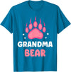 Humor Bears Costume Wild Bear Granny Grandma Bear Animal Lover Pun Bears Bear Grandmother Nan T-Shirt - Sapphire Blue