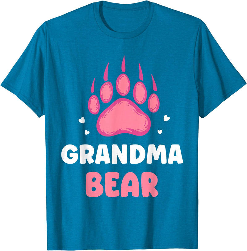 Humor Bears Costume Wild Bear Granny Grandma Bear Animal Lover Pun Bears Bear Grandmother Nan T-Shirt - Sapphire Blue