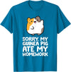 Guinea Pig Owner Guinea Pig Homework Sorry My Guinea Pig Ate My Homework T-Shirt - Sapphire Blue