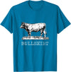 Cow Tees Bull Shirt - Funny Cow Cowboy Gift for Farmers Cattle Men T-Shirt - Sapphire Blue