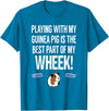 Guinea Pig Accessories and Shirts WHEEK! Funny Guinea Pig Tshirt | Guinea Pig Owner Gift T-Shirt - Sapphire Blue