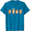 Cute Guinea Pig Lovers First Day of School Costume Funny Guinea Pig Back to School Teacher Student T-Shirt - Sapphire Blue