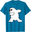 Arctic Polar Bear Tees And Gifts Ice Bear Dabbing Arctic Cute Dabbing Polar Bear T-Shirt - Sapphire Blue