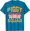 Pig Lover Shirts For Men Women Kids Pig Lover Piggy Squad Hog Farmer Crew Swine Women Men Kids T-Shirt - Sapphire Blue