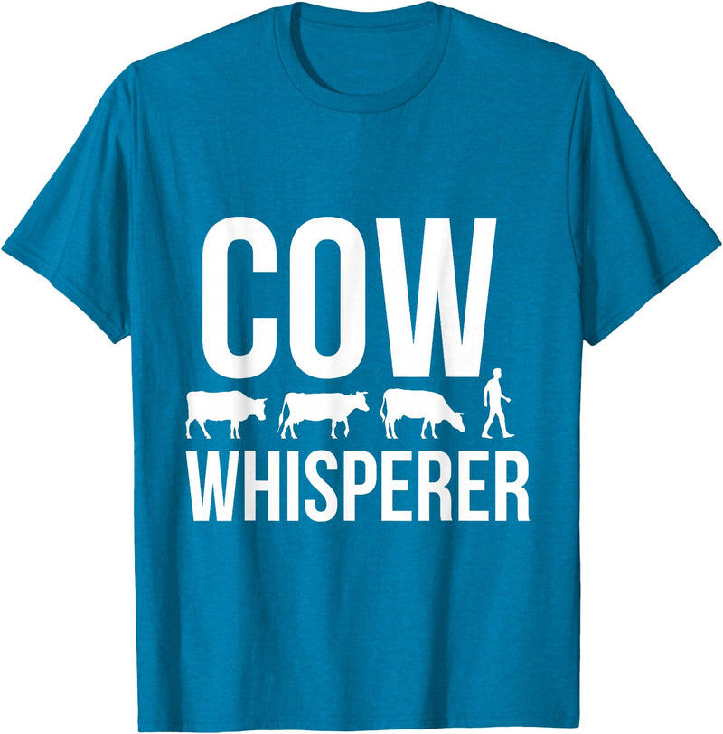 Cow whisperer shirt T-Shirt - Sapphire Blue