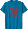 Oddly Specific Apparel Well if the shoe fish, wear it Shoe Fish Cursed Y2K T-Shirt - Sapphire Blue