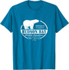 Port Stevens P.S.75 Design Hudson Bay Polar Bear Ontario Canada T-Shirt - Sapphire Blue