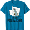Pajamas Gift Ideas Sleepover Fish Official Sleepshirt Napping Nightgown T-Shirt - Sapphire Blue