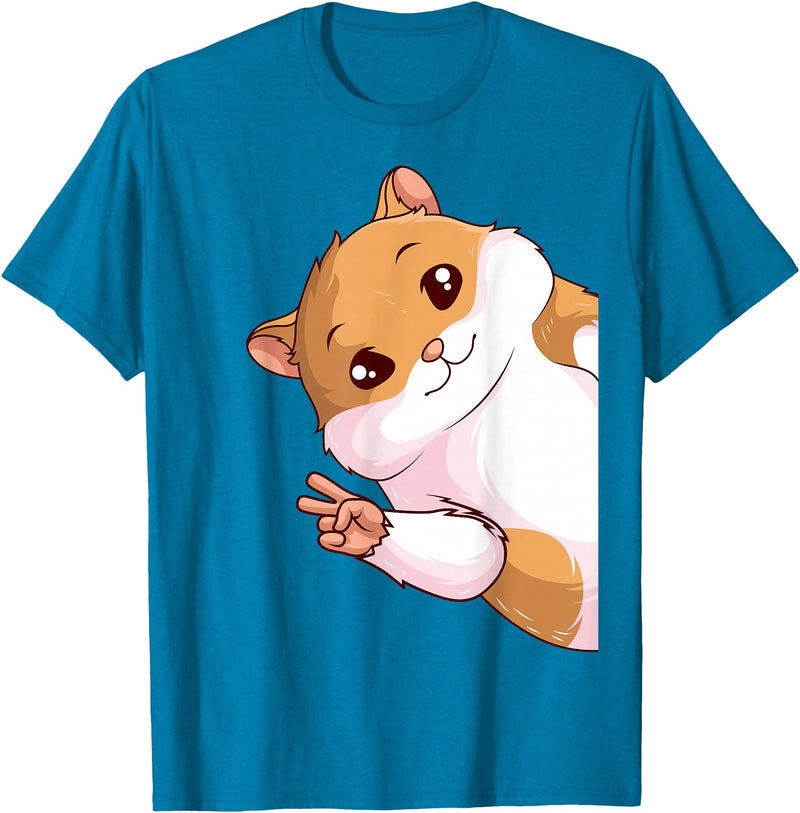 Hamster Children Girls Boys T-Shirt - Sapphire Blue