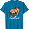 Angry Ant Graphics - Kunekune Pig Gifts I Love My Kunekune Pig T-Shirt - Sapphire Blue