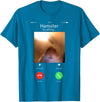 dank Meme Hamster Staring Front Camera Hamster Calling T-Shirt - Sapphire Blue
