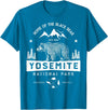 Lique National Park Yosemite National Park T shirt California Bear Vintage Gifts T-Shirt - Sapphire Blue