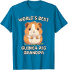 Best & Fun Guinea PIg Designs Funny World's Best Guinea Pig Grandpa Granddad T-Shirt - Sapphire Blue
