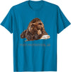 Port Protection Alaska Wild Grizzly Bear Nature Port Protection Brown Grizzly Bear In Snow Alaska Pacific NW T-Shirt - Sapphire Blue