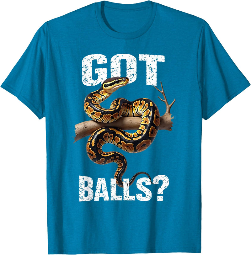 Royal Ball Python Supplies Snake Owner Herpetology Funny Ball Python Lover Balls Reptile Keeper Snake Owners T-Shirt -