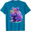 Cute Hamster Art for Men Women Kids Syrian Hamster Lover T-Shirt - Sapphire Blue