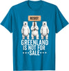 Greenland is not for sale Merch Greenland is not for Sale Polar Bear Greenland Denmark T-Shirt - Sapphire Blue