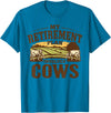 Officially Retired Tee Retirement Gifts for Women My Retirement Plan Involves Cows Funny Farmer Retired Gifts T-Shirt -