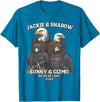 Jackie and Shadow Bald Eagle Family Tee Jackie and Shadow Sunny and Gizmo Big Bear Lake 2025 T-Shirt - Sapphire Blue