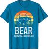 Funny Bear Hunting Lover Bear Hunter Bear Removal Technician Bear Hunting Bear Hunter T-Shirt - Sapphire Blue