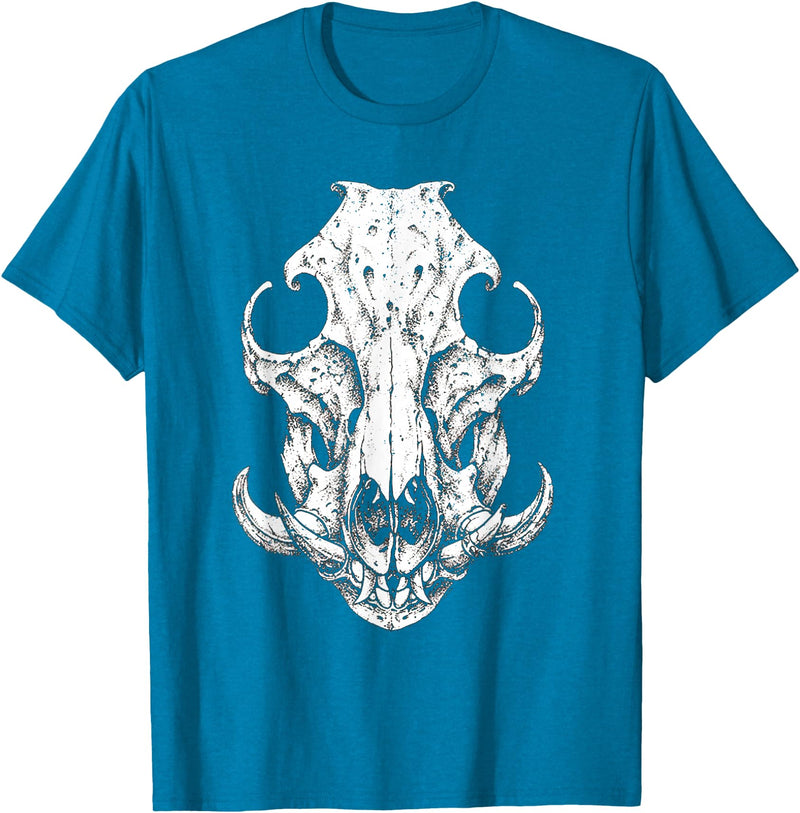 Hog Hunter Skull Co. Hog Hunter Skull Hunting Wild Hog Pigs T-Shirt - Sapphire Blue