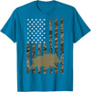 Hunting By Design Tee Company Hog Hunting Shirts for Men Women Wild Boar Pig Hunter T-Shirt - Sapphire Blue