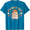 Hamster Mom Groovy Hamster Mama Hamster Owner Hamster Lover T-Shirt - Sapphire Blue