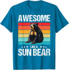 Sun Bears Sun Bear Lovers Shop Awesome like a Sun Bear. Sun Bears Sun Bear T-Shirt - Sapphire Blue