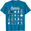 Rabbits of the World - Bunny T-Shirt in Sapphire Blue