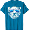 Sunglasses Zoo Mega Cool Polar Bear T-Shirt - Sapphire Blue