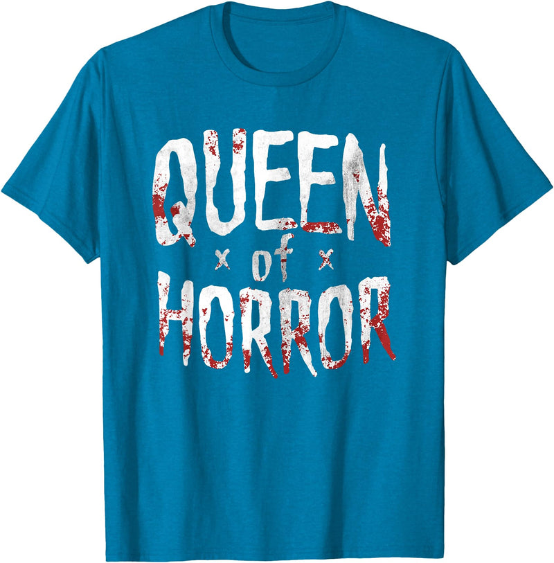 Sailor Jeffy's Horror Movie Shirts & Gifts Funny Horror Movie Fan Gift - Halloween Horror Queen T-Shirt - Sapphire Blue