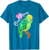 Parrot and Pet Bird Owners Amazon Parrot Lover Bird Mom Watercolor T-Shirt - Sapphire Blue