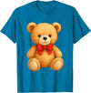 Teddy Bear Accessories Gifts Women Men Kids Teddy Bear Cute Teddy Bear Lover Illustration Graphic Design T-Shirt - Sapphire Blue