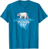 Take The Plunge Designs Polar Bear Plunge Event - Retro I Survived Plunge Day 2025 T-Shirt - Sapphire Blue